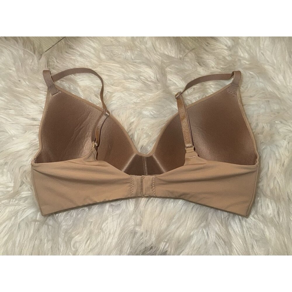 Victorias Secret T-Shirt Lightly Lined Wireless Bra Womens 32D Beige - Picture 4 of 7